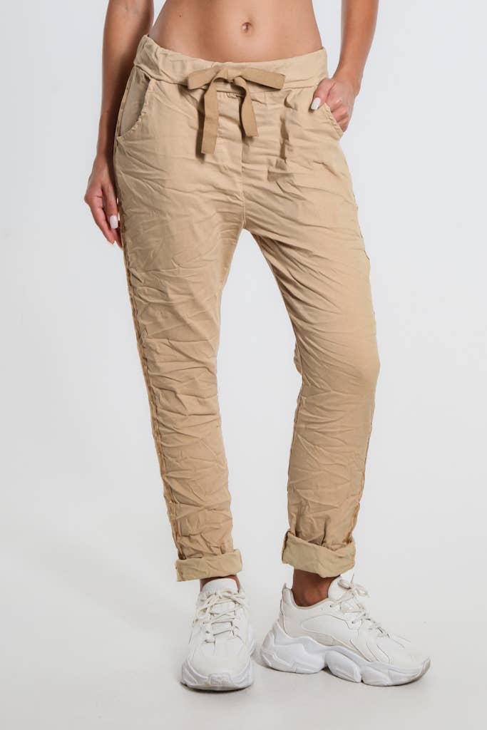 TINA Stephens Italy/Tees By Tina - Vendita all'ingrosso Pantalone - Donna - Pantaloni da smoking a righe in raso Kendyl (PL136)12