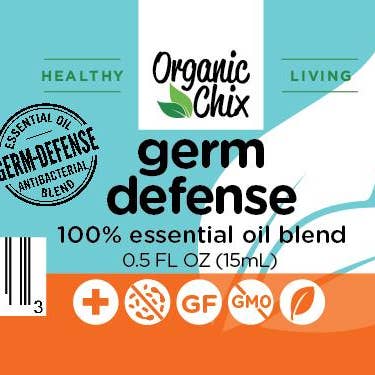 Organic Chix - Wholesale Essential Oil - Germ-Defense Essential Oil Blend, 15mL Bottle1