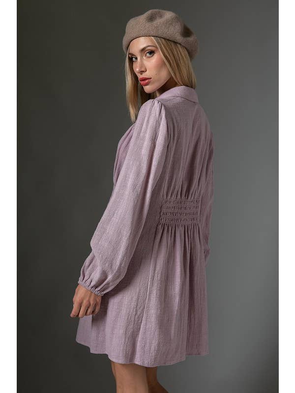 ILLA ILLA - Wholesale Dress - Women's - Cotton Button Down Dress7