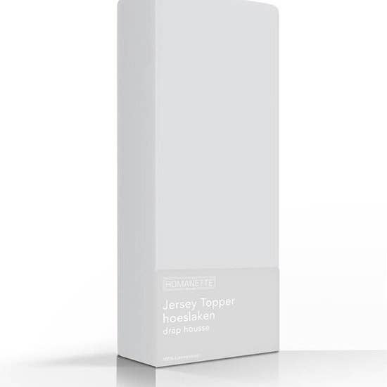 Romanette Single Jersey Mattress Topper Silver for wholesale on Faire