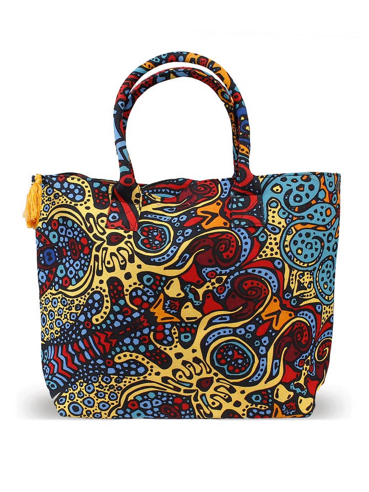 Borsa a tracolla Psychedelic Sunburst per la vendita all'ingrosso da parte di Sunshine Joy