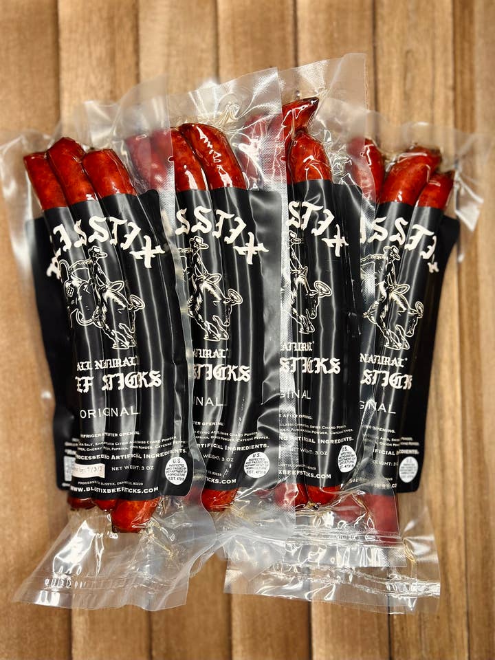 BLISSTIX Beef Snack Sticks - Original Flavor for wholesale by BLISSTIX