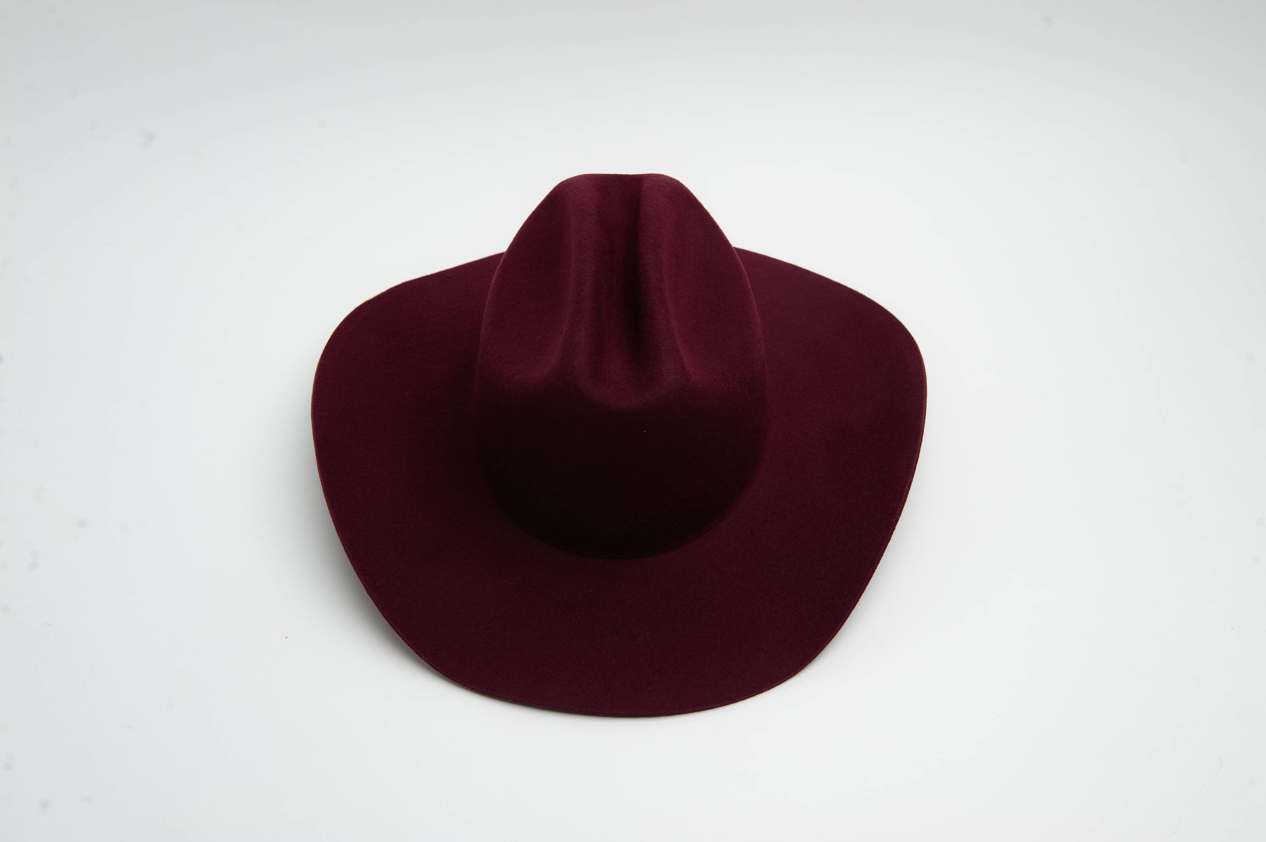 Lucca Couture - Wholesale Cowboyhoed - Dames - Luxe Donkere Cattlemen Wol Rancher Hoed10