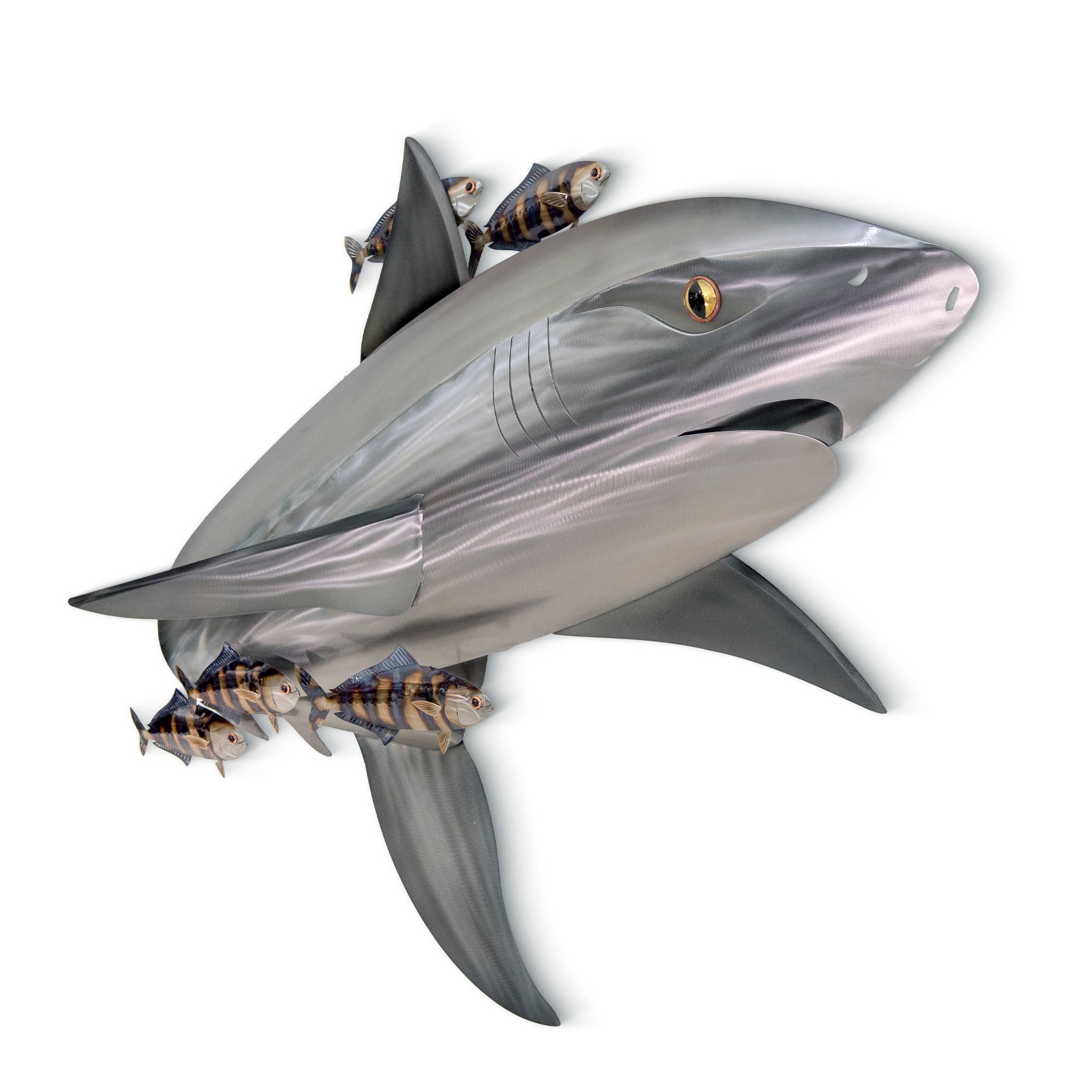 Copper Art - Wholesale Wall Accent - Shark and Friends1