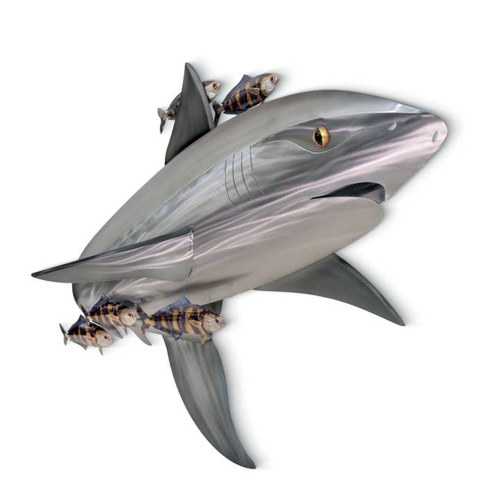 Copper Art - Wholesale Wall Accent - Shark and Friends1