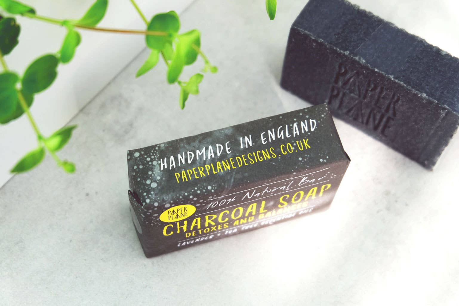 Paper Plane - Wholesale Bar Soap - Charcoal Bar 100% Natural Vegan Soap1