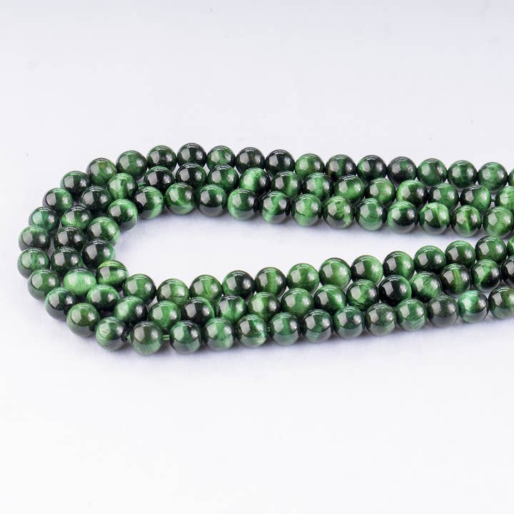 Soothing Crystals Beads – wholesale Beads – Crystal Beads |Tiger Cats Eye Green| Healing Gemstone Beads2