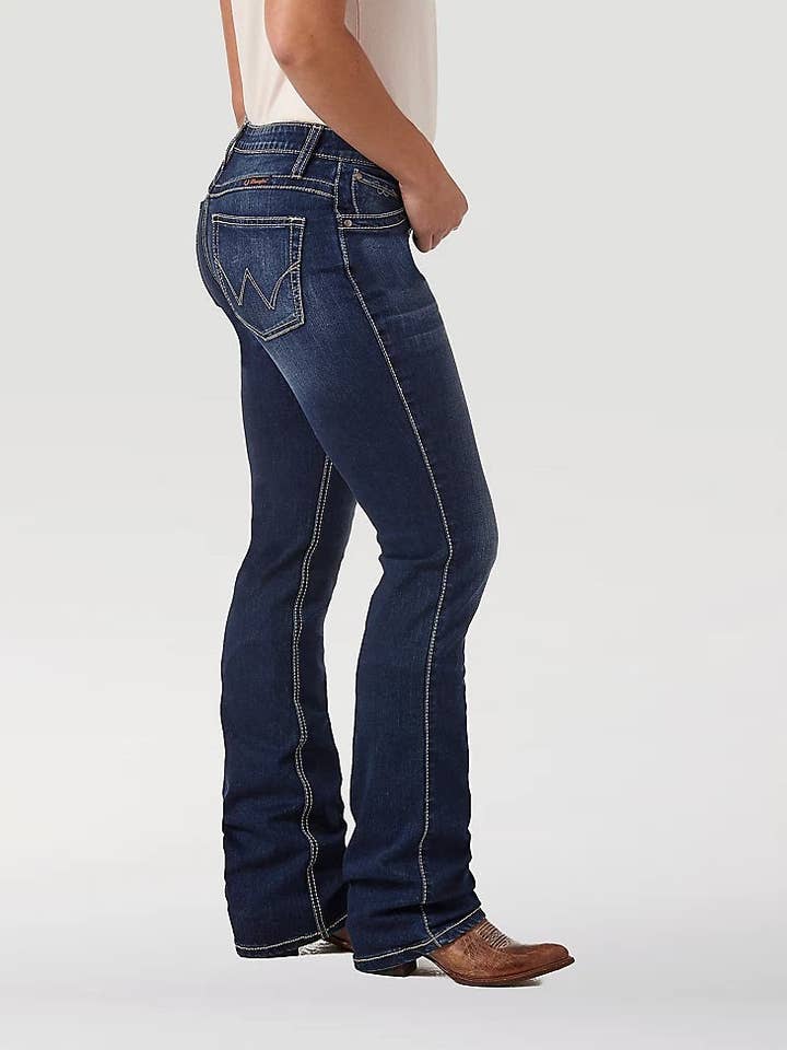 JPC Equestrian - Wholesale Jeans - Women's - Wrangler Women's The Ultimate Riding® Jean - Q-Baby- Dark Blue