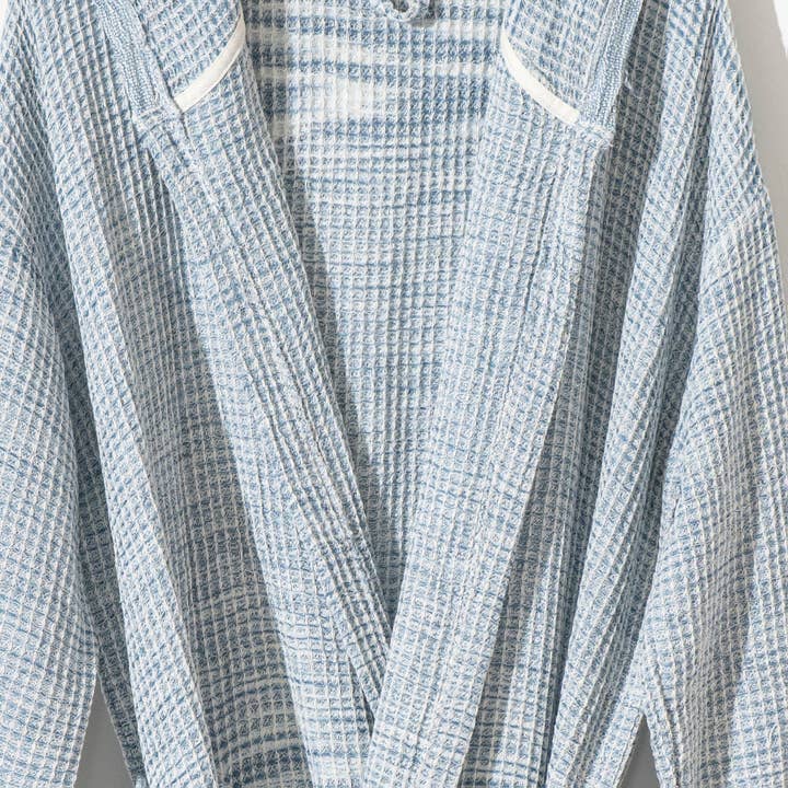 Kikoya - Wholesale Robe - Unisex - Bathrobe Turkish Cotton Light Weight Summer Kimono Quick dry3