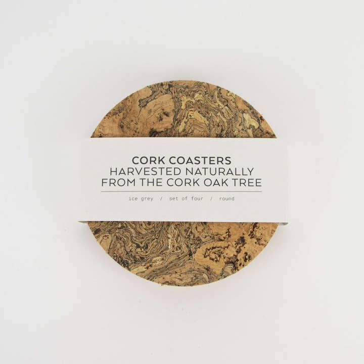 LIGA - Wholesale Coasters - Natural Cork Coasters - Round | Eco Homeware & Gifts3
