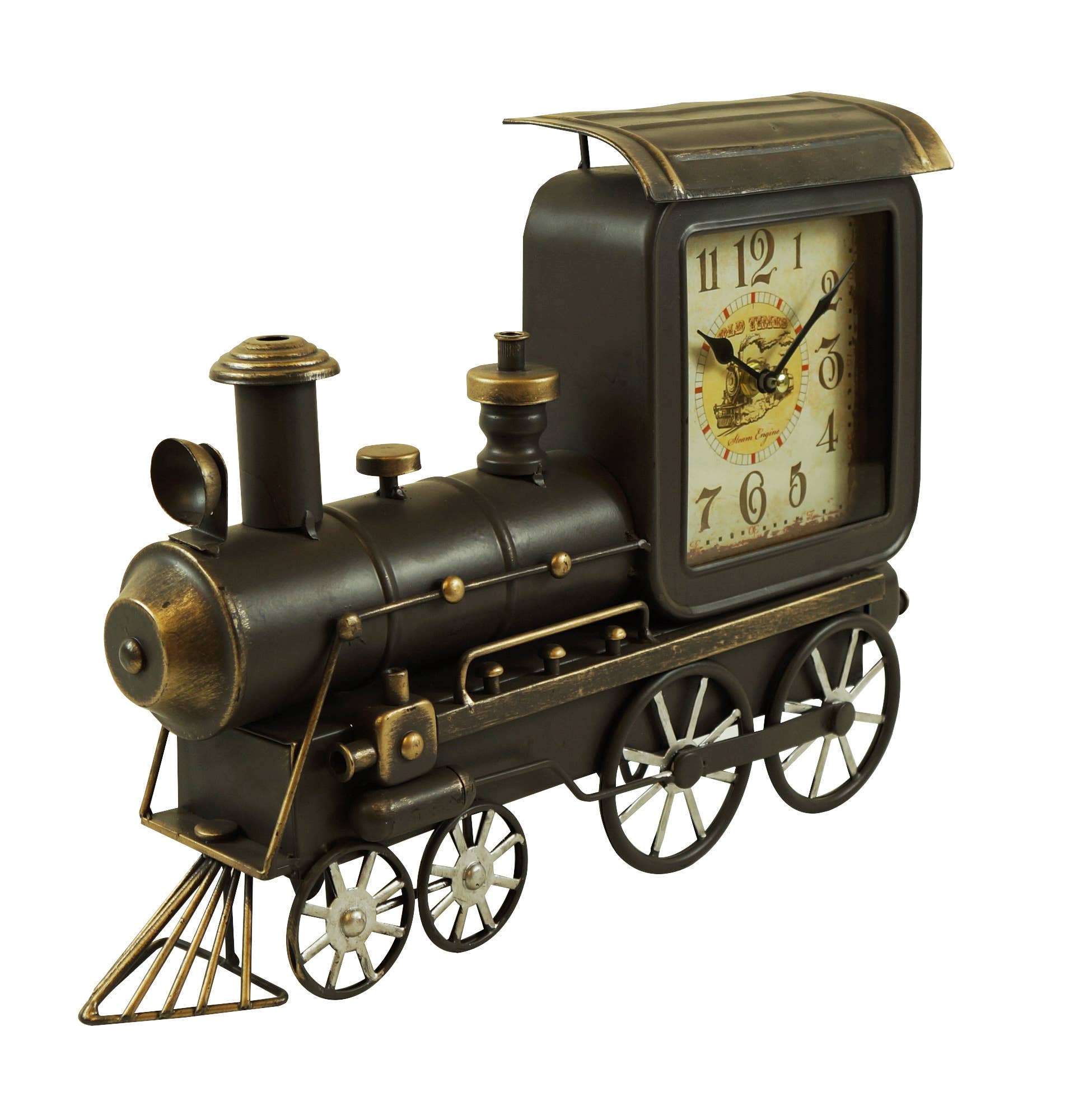 Boxman - Wholesale Mantel Clock - Vintage Train Table Clock1