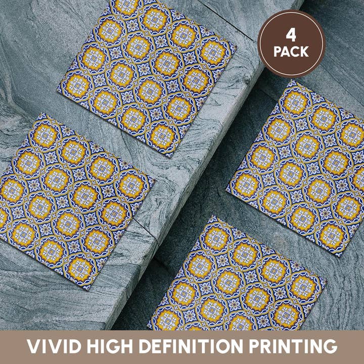 3dRose – Großhandel Untersetzer – 3dRose, Portugal, Aveiro. Handbemalte Azulejos-Fliesen schmücken das Gebäude. 1, Untersetzer5