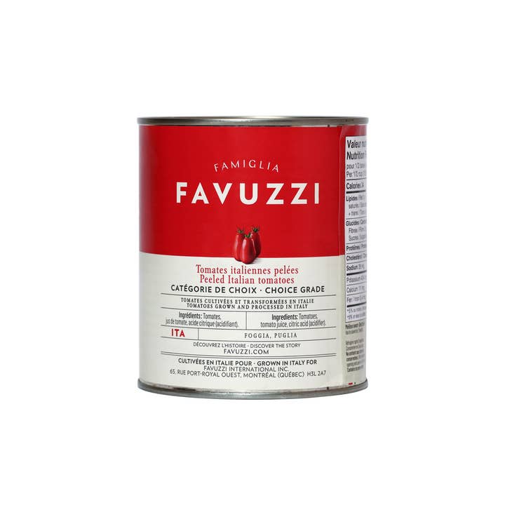 Favuzzi (Canada) - Wholesale Sauce - Italian Peeled Tomatoes1