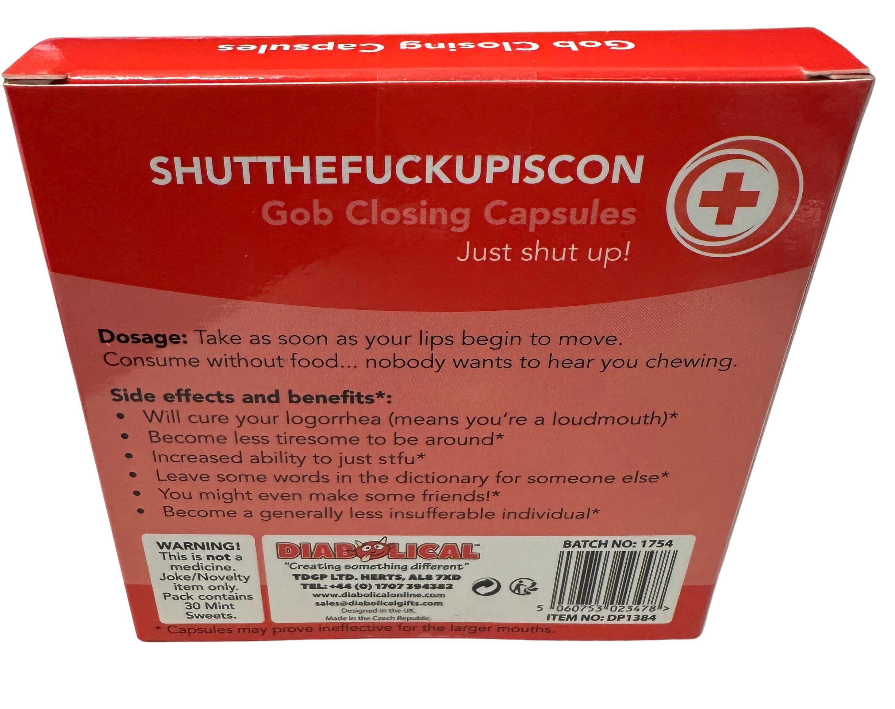 The Diabolical Gift People - Novelty Gifts, Christmas Gifts – wholesale Mints – Shutthefuckupiscon Candy - Stocking Fillers, White Elephant, Xmas1