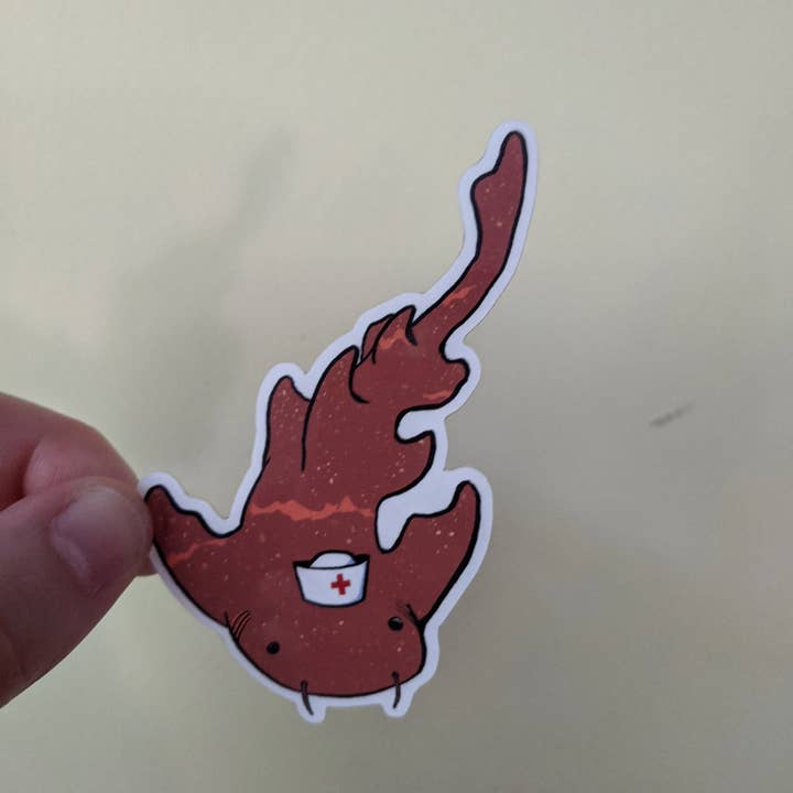 The Mighty Jackie - Wholesale Sticker - Nurse Shark Sticker1