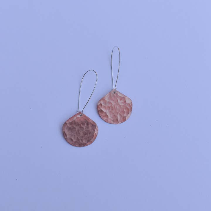 Cascadia Jewlery - Wholesale Dangle Earrings - Moon Drop Earrings - Copper2
