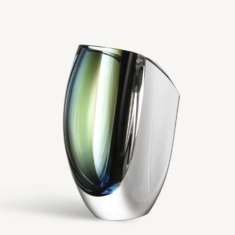 Kosta Boda - Wholesale Vase - Mirage Vase Forest Green/Blue Large0
