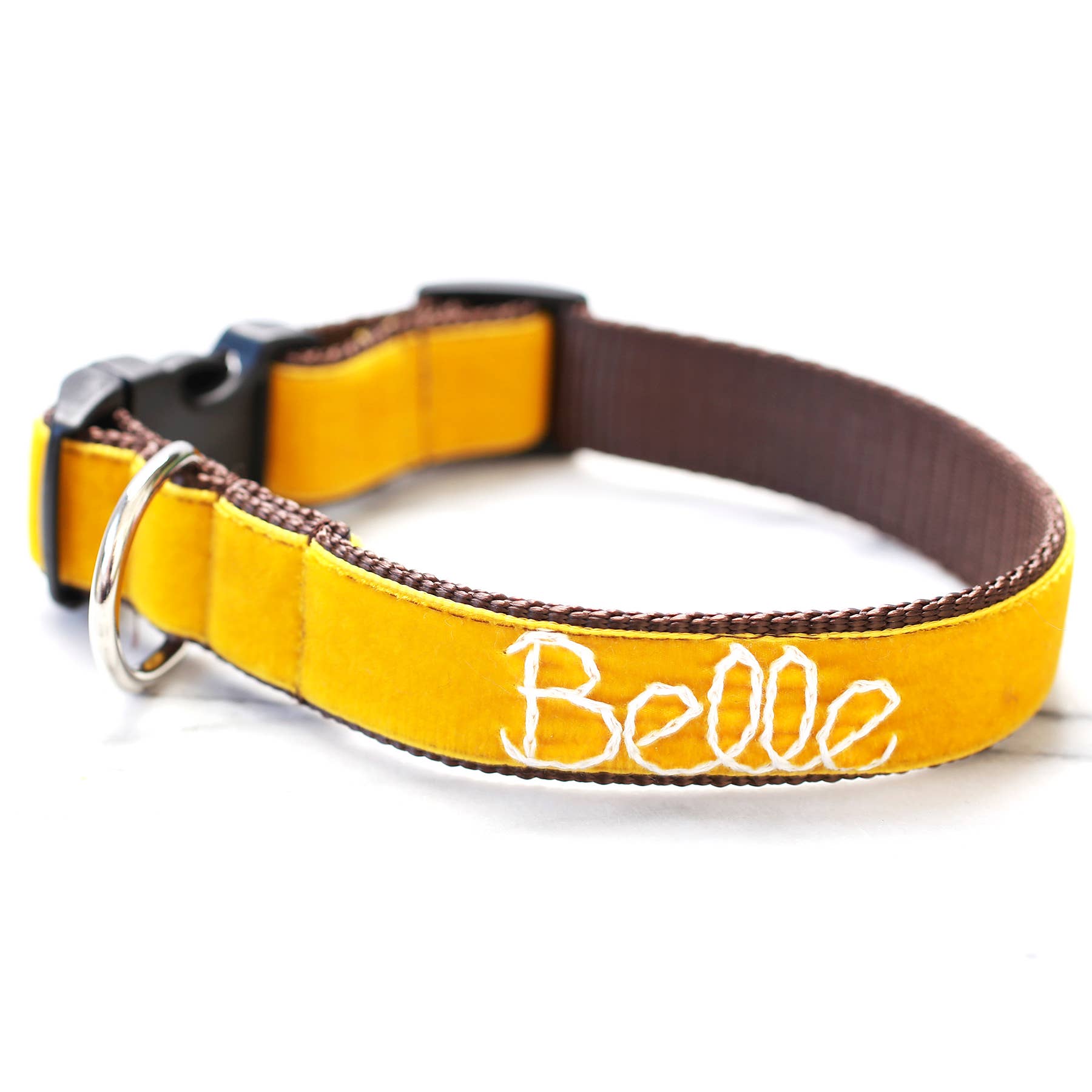 Mimi Green - Wholesale Pet Collar - Dog - Hand Embroidered Dog Collar Personalized w/ Dogs Name4