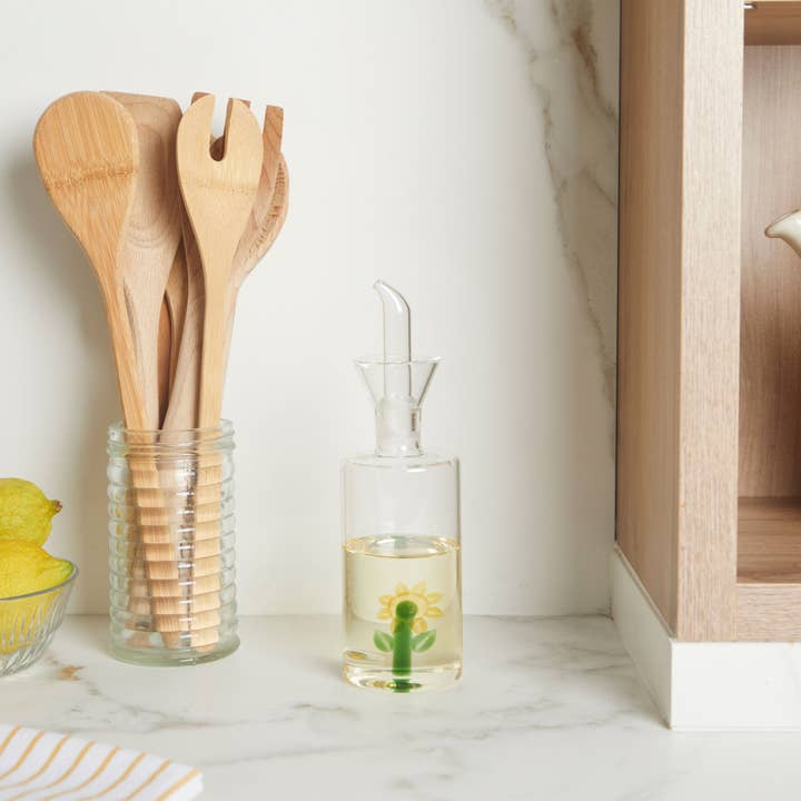 Balvi - Wholesale Oil/Vinegar Dispenser - Oil dispenser,Sunflower,350 ml,drip-free,glass3