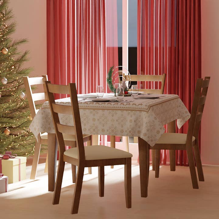 Gemini Padana - Wholesale Tablecloth - Christmas tablecloth with reindeer — Rudolph
5
