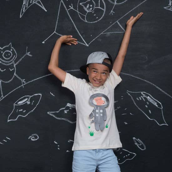 Pamboo - Venta al por mayor Camiseta - Niños - Camiseta divertida «Piggy Dreaming» para niños de 5 personajes