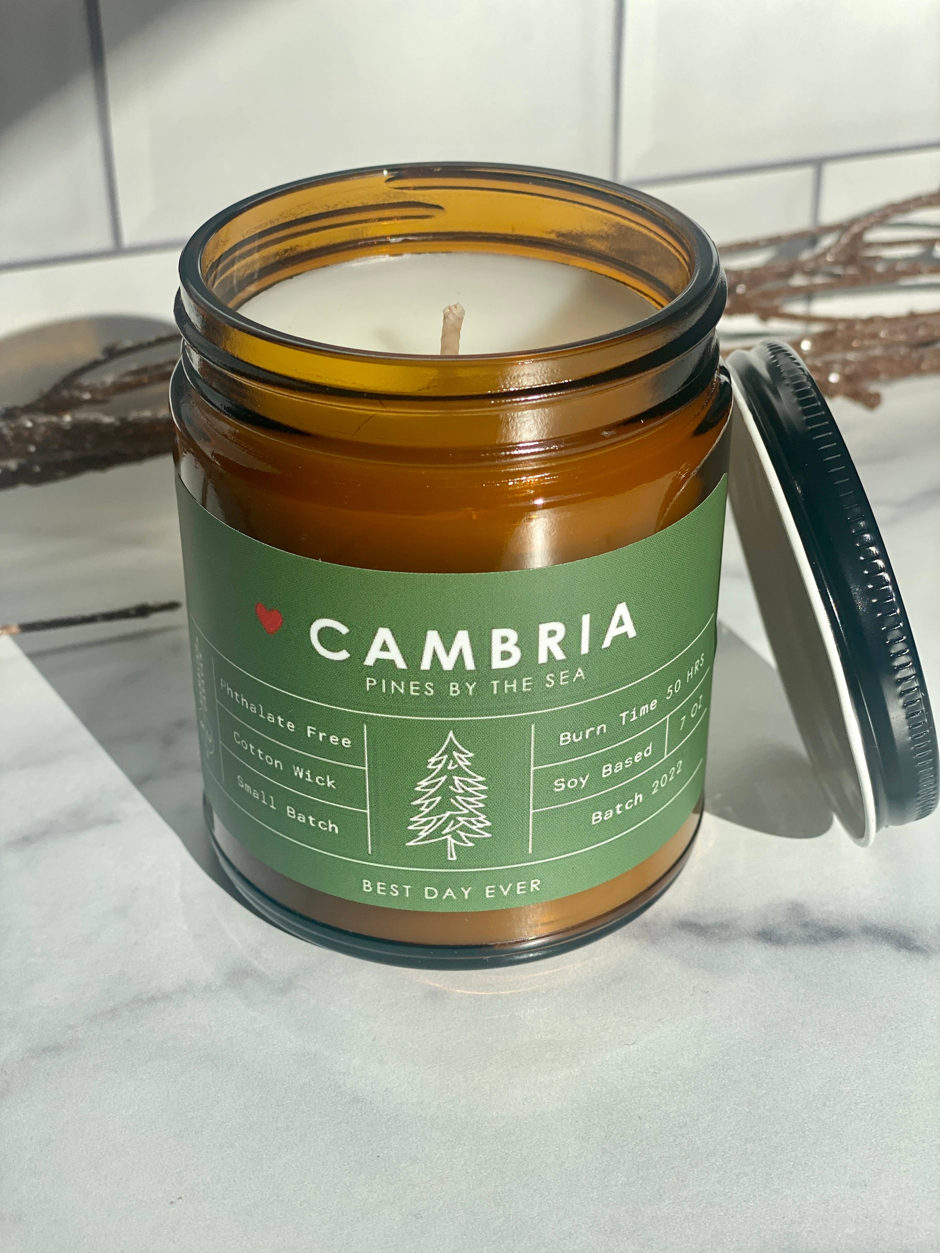 Forest Green Cambria, CA Candle for wholesale on Faire2