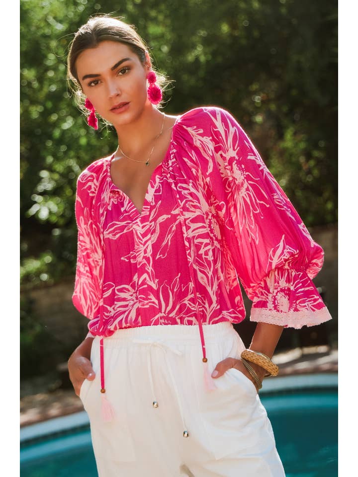 Oddi - Wholesale Blouse - Women's - Floral Printed Blouse8