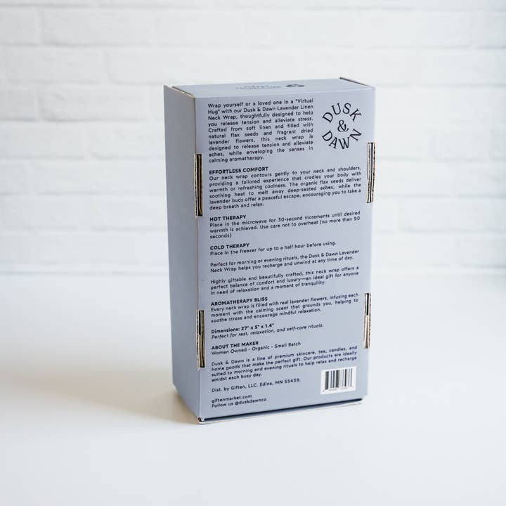 Giften Market - Wholesale Hot/Cold Compress - Cozy Fleece Neck Wrap - Gray - Heat Therapy Pack - Get Well5