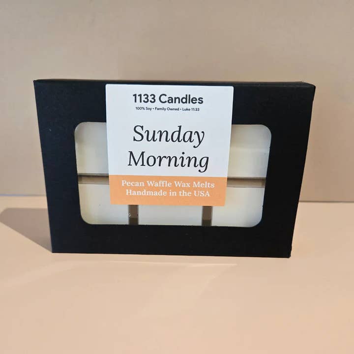 Fall Wax Melts | Butter Pecan Waffle Wax Melts | Sunday for wholesale by 1133 Candles