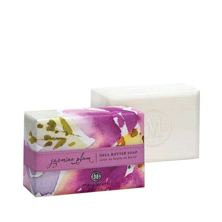 Jasmine Plum Shea Butter Bar Soap for wholesale by Mangiacotti