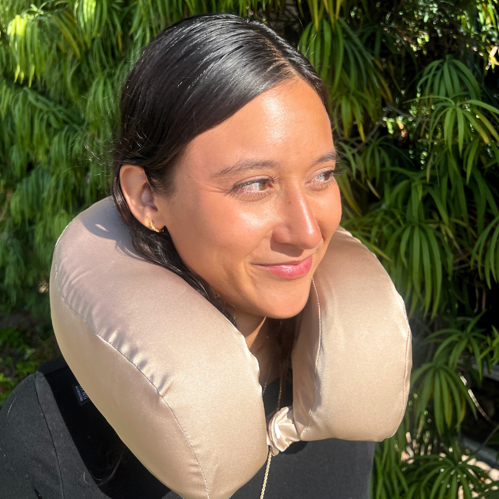 Hang Accessories - Venta al por mayor Cojín de viaje - Almohada cervical de espuma viscoelástica satinada22