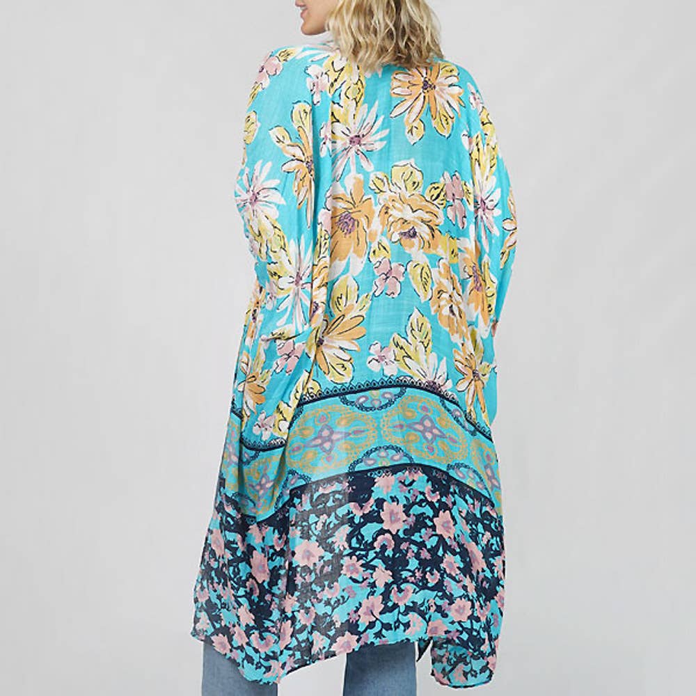 TQ KIMONO COM ESTAMPA FLORAL, EAVT 5090 para venda a revendedores na Faire1