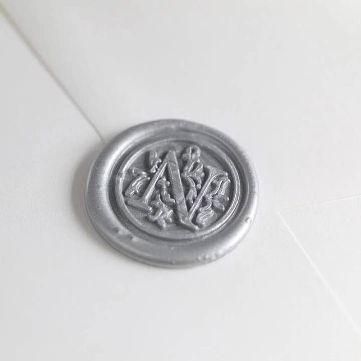 Zetta Florence - Wholesale Sealing Wax - Wax Beads - Silver- Small1