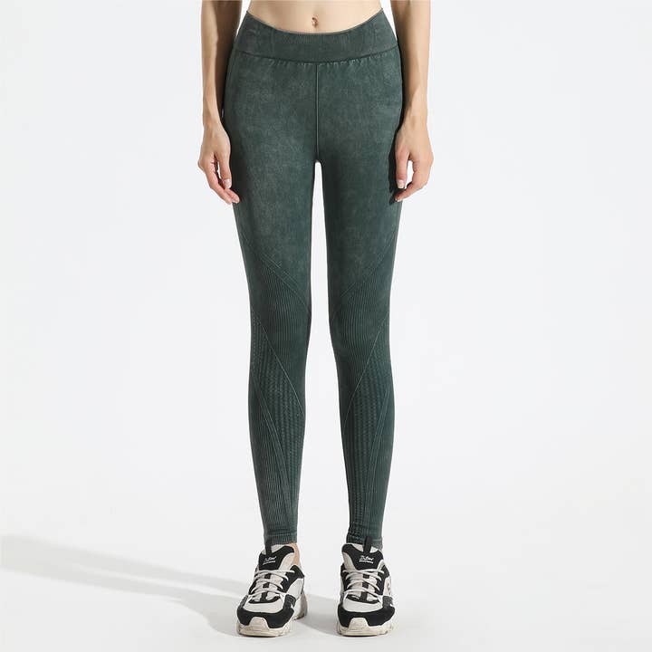 GAIA SEAMLESS RUNNING LEGGINGS for wholesale by GYMQUASAR