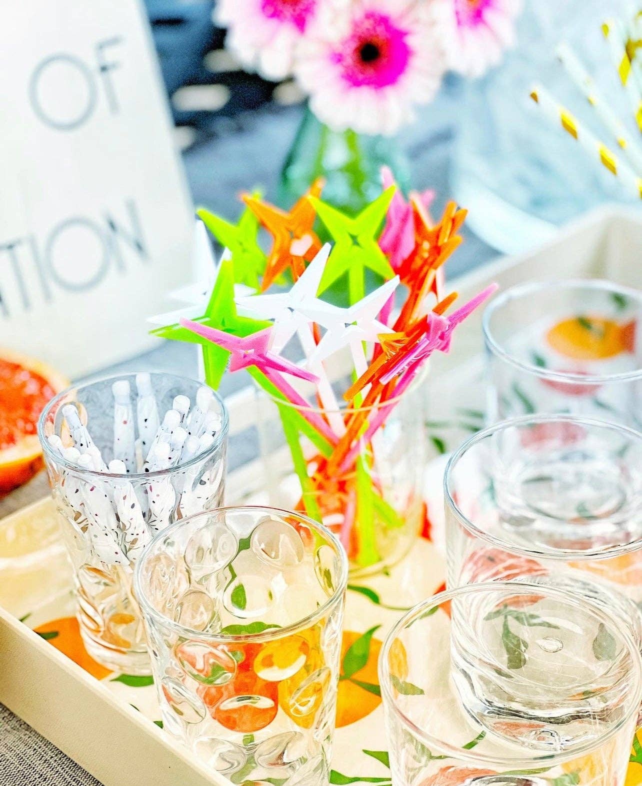 The Tiny Umbrella - Wholesale Drink Stirrer - Mid Century Modern Stir Stick set of 43