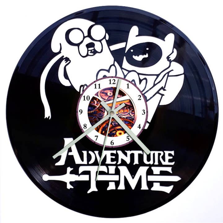 Vinyl Record Clock - Adventure Time for wholesale by Broken Record