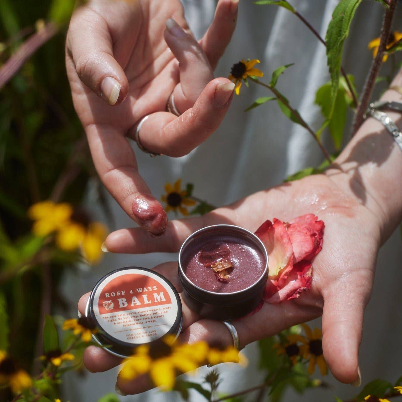 Cedar Hill Homestead - Wholesale Lip Balm - Rose 4 Ways Lip & Hand Salve- Natural Rose Balm0