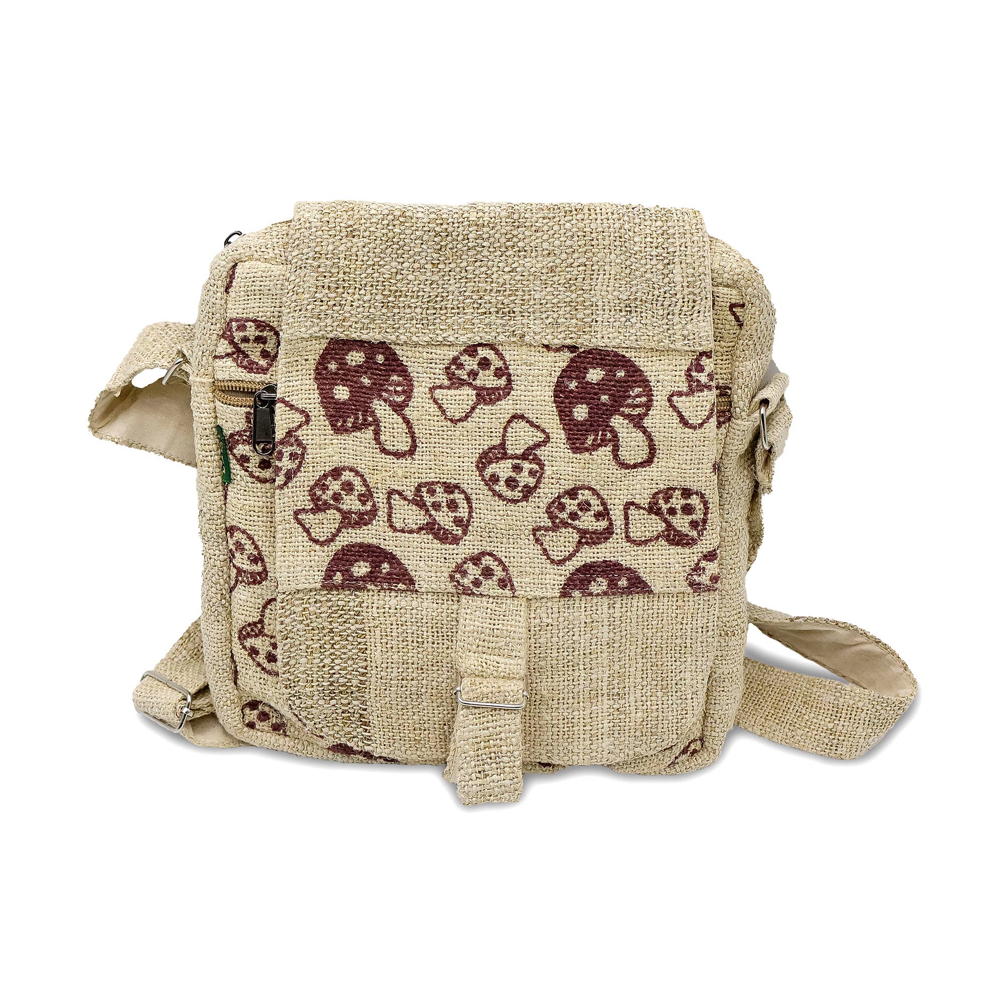 Fwosi - Wholesale Schouderbanden voor tas - Uniseks - Hennep bedrukte tassen zijn een geweldige milieuvriendelijke optie om te dragen.0