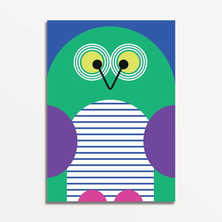 Carte Twit Twoo pour la vente par Neon Hotdog