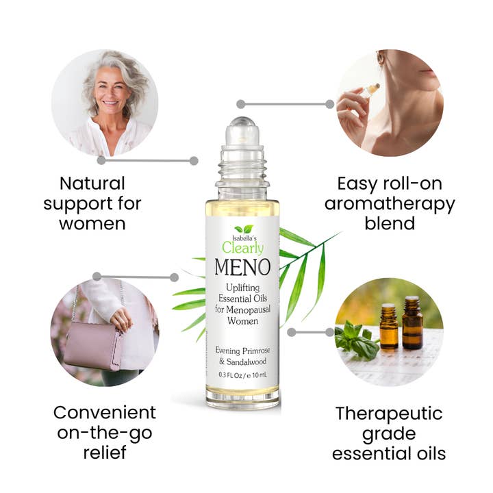 Isabella's Clearly - Wholesale Essential Oil Roll-On - MENO, Menopause Support for Women, Roll-On Aromatherapy 3