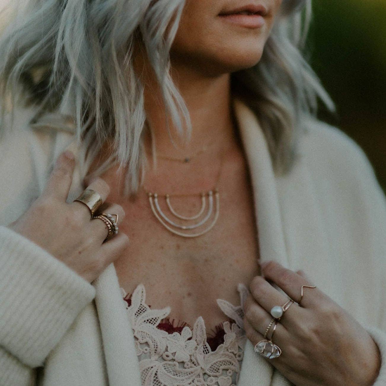 Derive Jewelry - Wholesale Pendant/Charm Necklace - Reflection Rainbow Necklace1