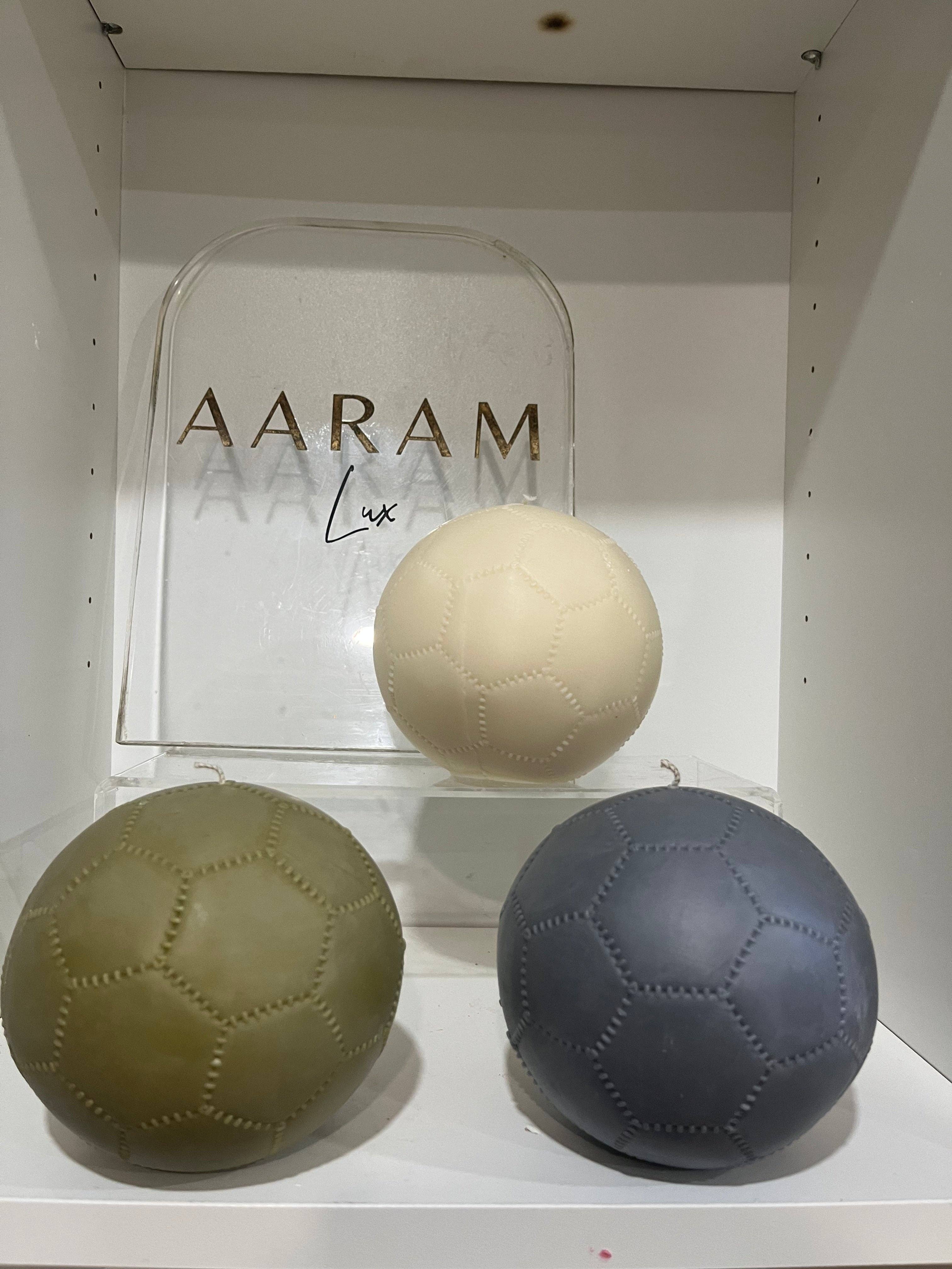 AARAM LUX - Wholesale Pillar Candle - Soccer Ball Candle | EXCLUSIVE AARAM DESIGN Soccer FIFA Candle | Sports Lover Candle Decor2