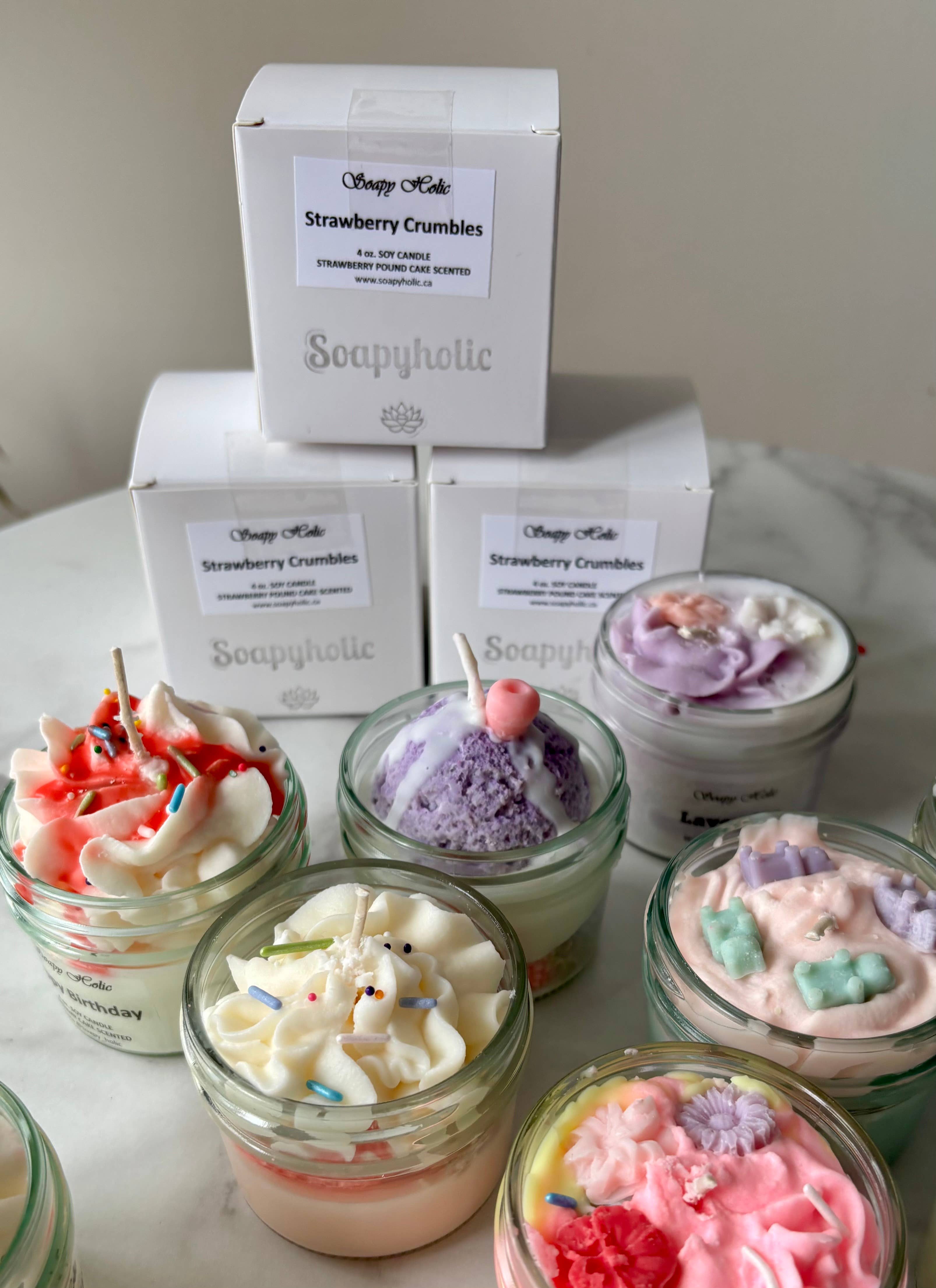 Soapyholic - Wholesale Novelty Candle - Whipped Candles 4 oz6