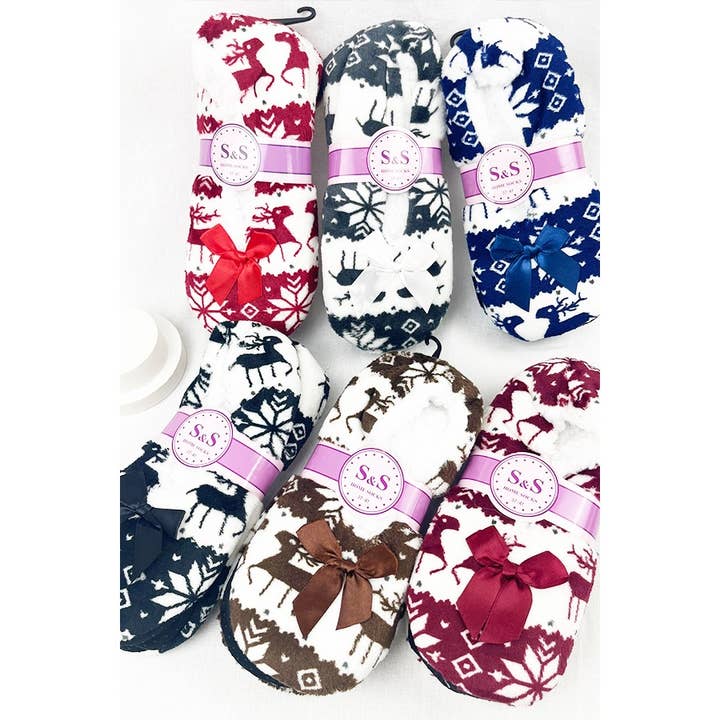 MIX COLOR Soft Non Slip Winter Slipper for wholesale on Faire