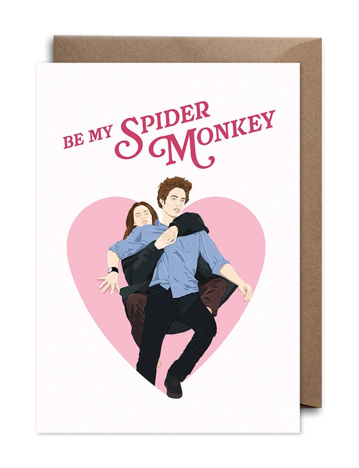 Bonne Nouvelle - Wholesale Love Card - Be My Spider Monkey - Twilight Love Card5