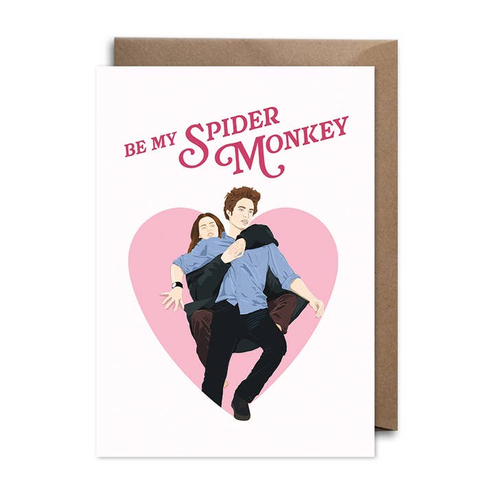 Bonne Nouvelle - Wholesale Love Card - Be My Spider Monkey - Twilight Love Card5