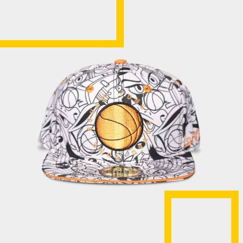 SUBLIMA - Vente Casquette à visière plate – unisexe - Casquette snapback Warner Space Jam blanche4