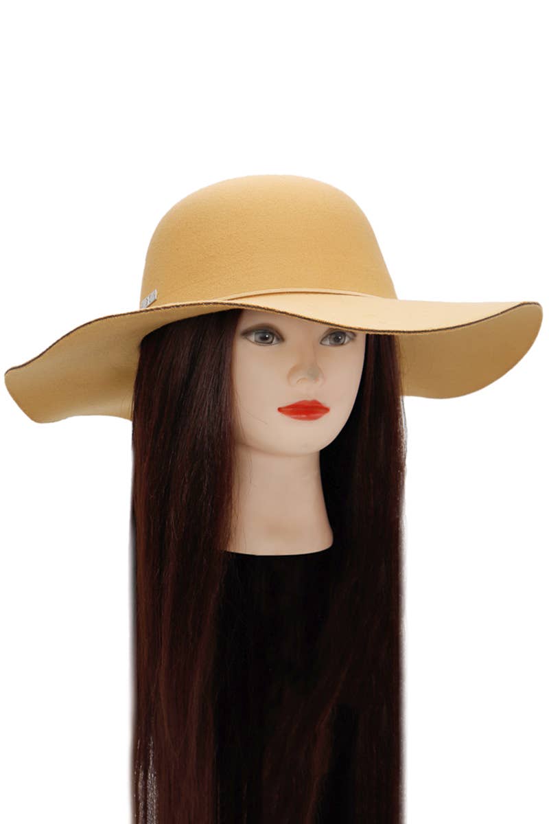 Cap Zone - Vente Chapeau de paille – femme - Chapeau de soleil souple en feutre de polyester à bretelles en faux daim16