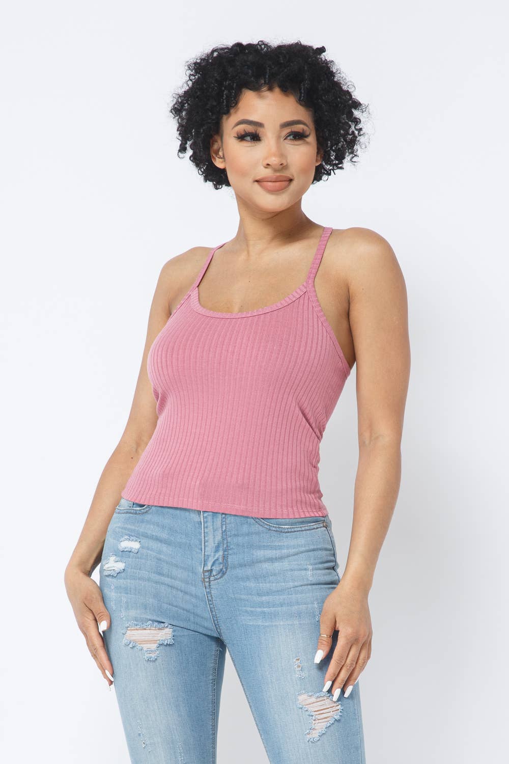 Julia by LoveJ - Wholesale Tank Top - Women's - Rib Racer Back Sleeveless Tank Top25