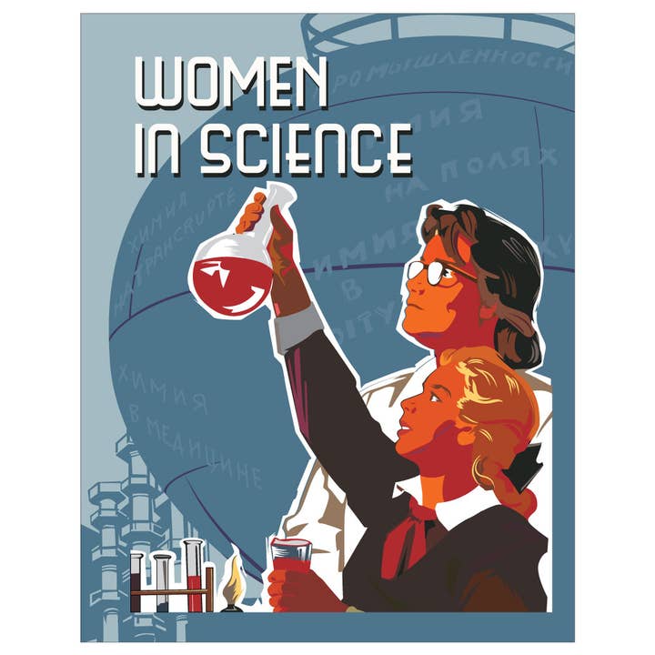 5'' x 7'' Women in Science Greeting Card for wholesale by Fridgedoor